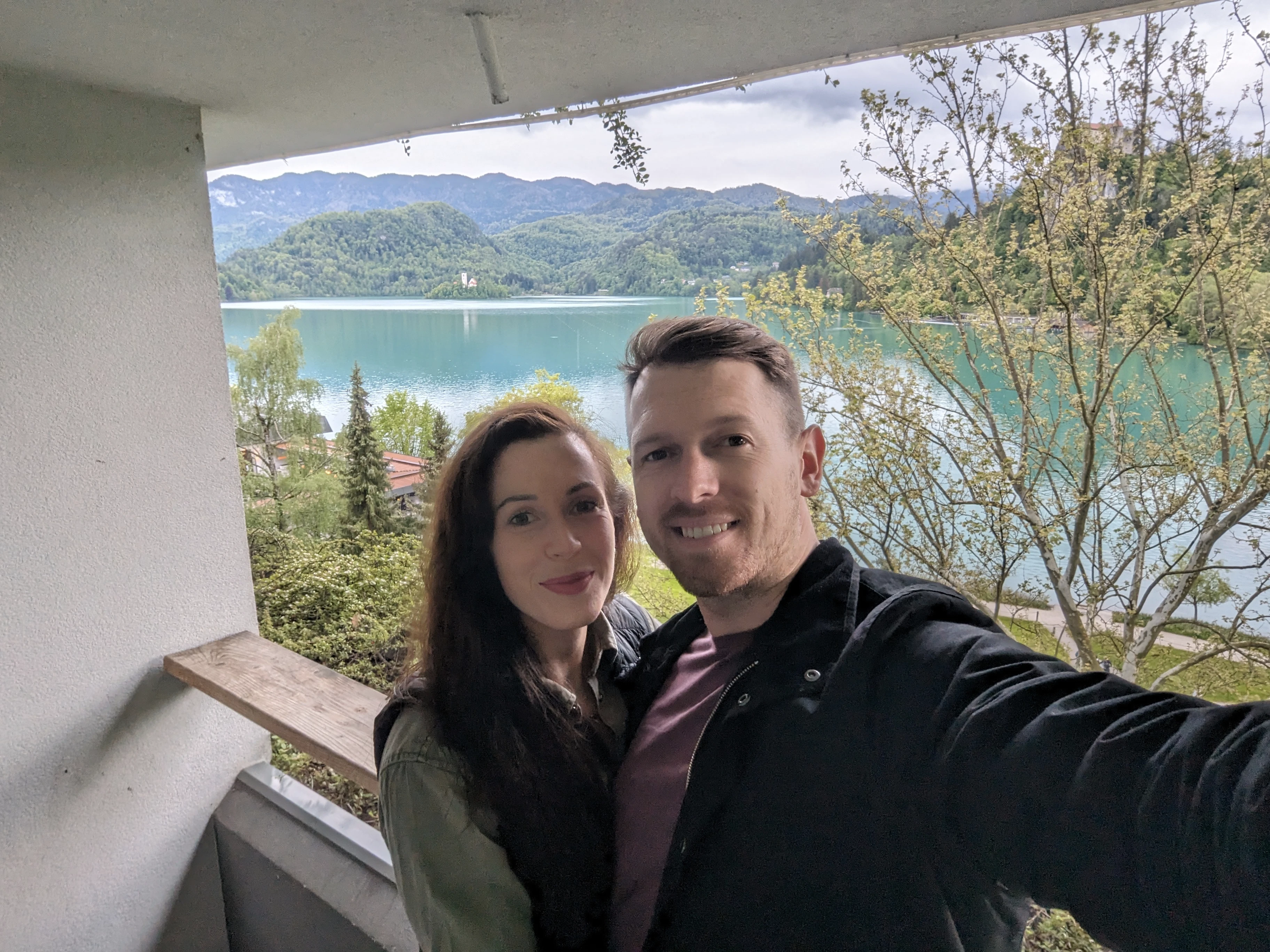 Hotel view of Lake Bled